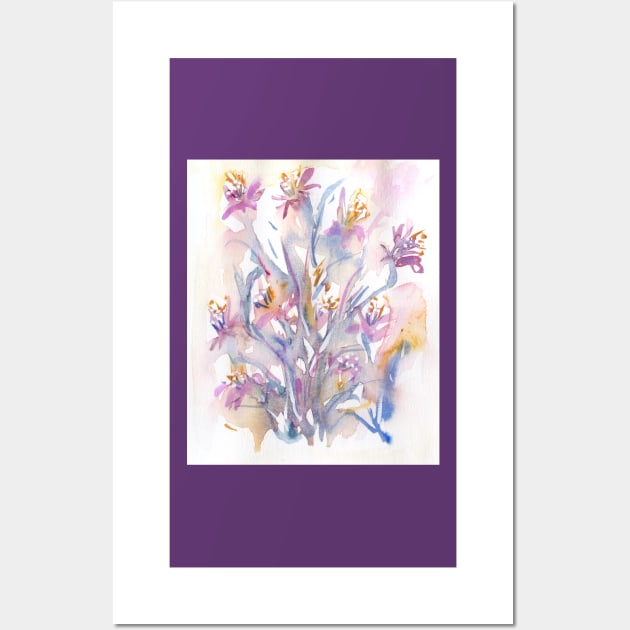 Watercolour Flowers 19 Wall Art by Heatherian